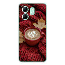 Чохол з унікальним дизайном 'Осінь з кавою' для Infinix Smart 9 – Кава на ковдрі