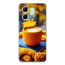 Чохол з унікальним дизайном 'Осінь з кавою' для Infinix Smart 9 – Кава з жовтим