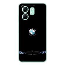 Силіконовий бампер з картинкою машини на Infinix Smart 9 – Чорний BMW