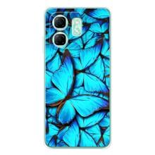 Силиконовый бампер с картинкой животных для Infinix Smart 9 (Крылья бабочек)