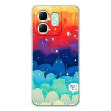 Силиконовый чехол с котиком для Infinix Smart 9 (Mew)