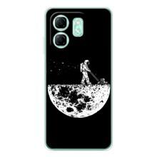 Силіконовый Чохол з принтом "Космонавти" на Infinix Smart 9 – Космонавт