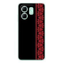 Силиконовый Чехол на Infinix Smart 9 – Красная Вышиванка