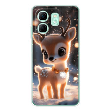 Яскравий чохол для Infinix Smart 9 з Зимові Оленята (Оленятко)