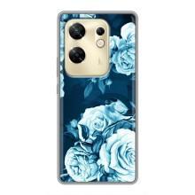 Чехлы (ART) Цветы на Infinix Zero 30 (VPrint) (Блактині бутони)