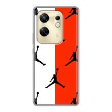 Чехлы для Infinix Zero 30 - с картинкой JORDAN (AlphaPrint) (Лого Джордан)