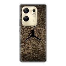 Чехлы для Infinix Zero 30 - с картинкой JORDAN (AlphaPrint) (Logo Jordan)