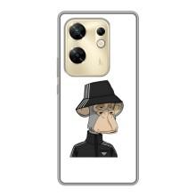 Чехлы с Обезьянами NFT для Infinix Zero 30 (AlphaPrint) (обезьяна NFT Adidas)