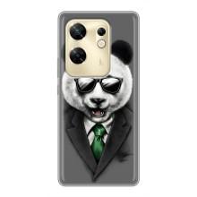 Чехлы с Пандами на Infinix Zero 30 – Панда в очках