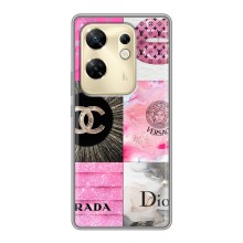 Чохол (Dior, Prada, YSL, Chanel) для Infinix Zero 30 (Модніца)