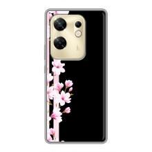 Чохол для Інфінікс Зеро 30 - з принтом (Дизайнерські) (AlphaPrint) (Квіточки)