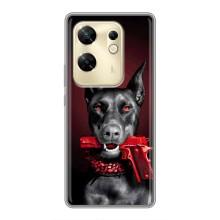 Чохол ДОБЕРМАН  для Infinix Zero 30 – Доберман злий