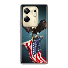 Чохол Прапор USA для Infinix Zero 30 (Орел і прапор)