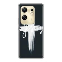 Чехол для Infinix Zero 30 (AlphaPrint) - (Христианские) (Иисус)