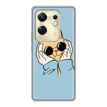 Чехол на Инфиникс ЗЕРО 30 с Котами (VPrint) (Котик в очках)