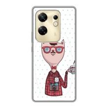 Чохол на тематику: Коти для Infinix Zero 30 (Кіт аристократ)