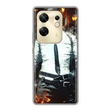 Силиконовый чехол с картинкой "Герой Pubg" на Infinix Zero 30 – Man Пубг