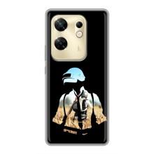 Силиконовый чехол с картинкой "Герой Pubg" на Infinix Zero 30 – Пубг мен