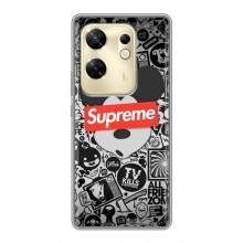 Чехол с Брендами одежды на Инфиникс ЗЕРО 30 – Supreme Маус
