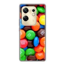 Чохол з зображенням смачної їжі для Infinix Zero 30 – Різнокольорові M&M'S