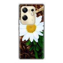 Чехол с ромашками на Infinix Zero 30 – Белая ромашка
