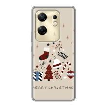 Чехол Санта Клаус для Infinix Zero 30 – Merry Christmas