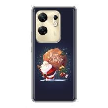 Чехол Санта Клаус для Infinix Zero 30 – Подарки от Санты