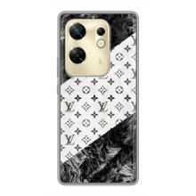 Чохол Стиль Louis Vuitton на Infinix Zero 30 (LV на білому)