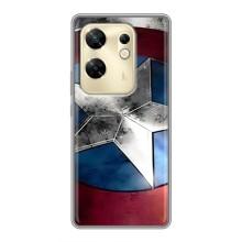 Чехол с Щитом Капитана Америки на Infinix Zero 30 – Щит Капитана Америки