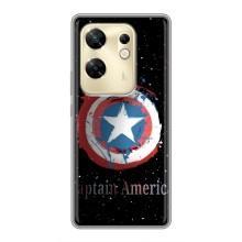 Чехол с Щитом Капитана Америки на Infinix Zero 30 – Щит Капитана