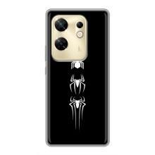 Чехол Супергерой Человека Паука на Infinix Zero 30 – Лого паука