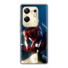 Чехол Супергерой Человека Паука на Infinix Zero 30 – Паук на доме