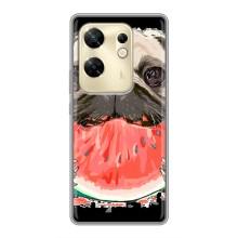 Чохол (ТПУ) Милі песики для Infinix Zero 30 – Смішний Мопс