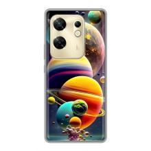 Чохол (ТПУ) з планетами на Infinix Zero 30 – Сонячна система