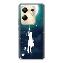 Чохол (ТПУ) з планетами на Infinix Zero 30 – To The moon