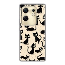 Чехол с рисунком кот на Infinix Zero 30