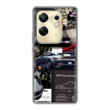 Чохол з авто Порше для Infinix Zero 30 – Колаж Порше