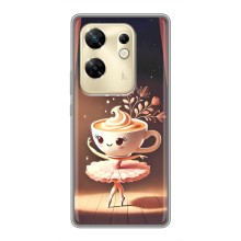 Чохол з мемом Тралалело тралала на Infinix Zero 30 (Балерина капучина)