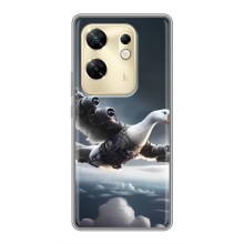 Чохол з мемом Тралалело тралала на Infinix Zero 30 (Бомбардіні гусіні)