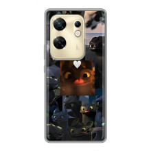 Чохол як приборкати дракона на Infinix Zero 30 – Дракон колаж