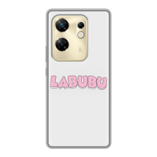 Чохол з Лабубу на Infinix Zero 30 (Лого Лабубу)