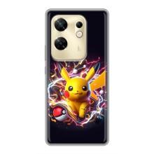 Чехол с Пикачу на Infinix Zero 30 – Пикачу с мячом