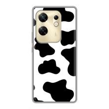 Чохол з принтом корови на Інфінікс Зеро 30 – Чорний принт