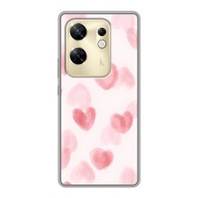 Чехол с розовым рисунком для Infinix Zero 30