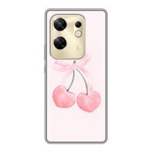 Чехол с розовым рисунком для Infinix Zero 30 – Розовые вишни