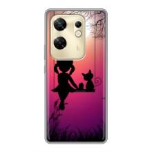 Девчачий Чехол для Infinix Zero 30 – На качели