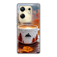 Чохол з унікальним дизайном 'Осінь з кавою' для Infinix Zero 30 – Кава на природі
