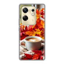 Чохол з унікальним дизайном 'Осінь з кавою' для Infinix Zero 30