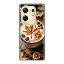 Чохол з унікальним дизайном 'Осінь з кавою' для Infinix Zero 30 – Пряна кава