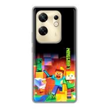 Чехлы для Infinix Zero 30 (Персонажи Майн Крафт) – Герой Майнкрафт